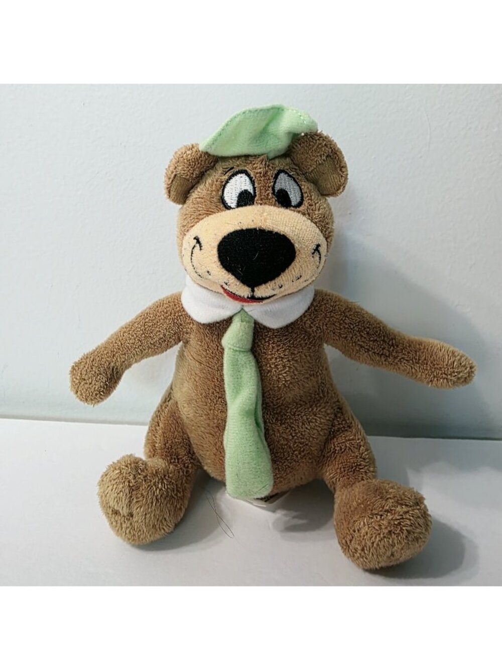 Hanna Barbera Yogi Bear Plush Toy 9" Brown Green Hat Tie Stuffed Animal Toy